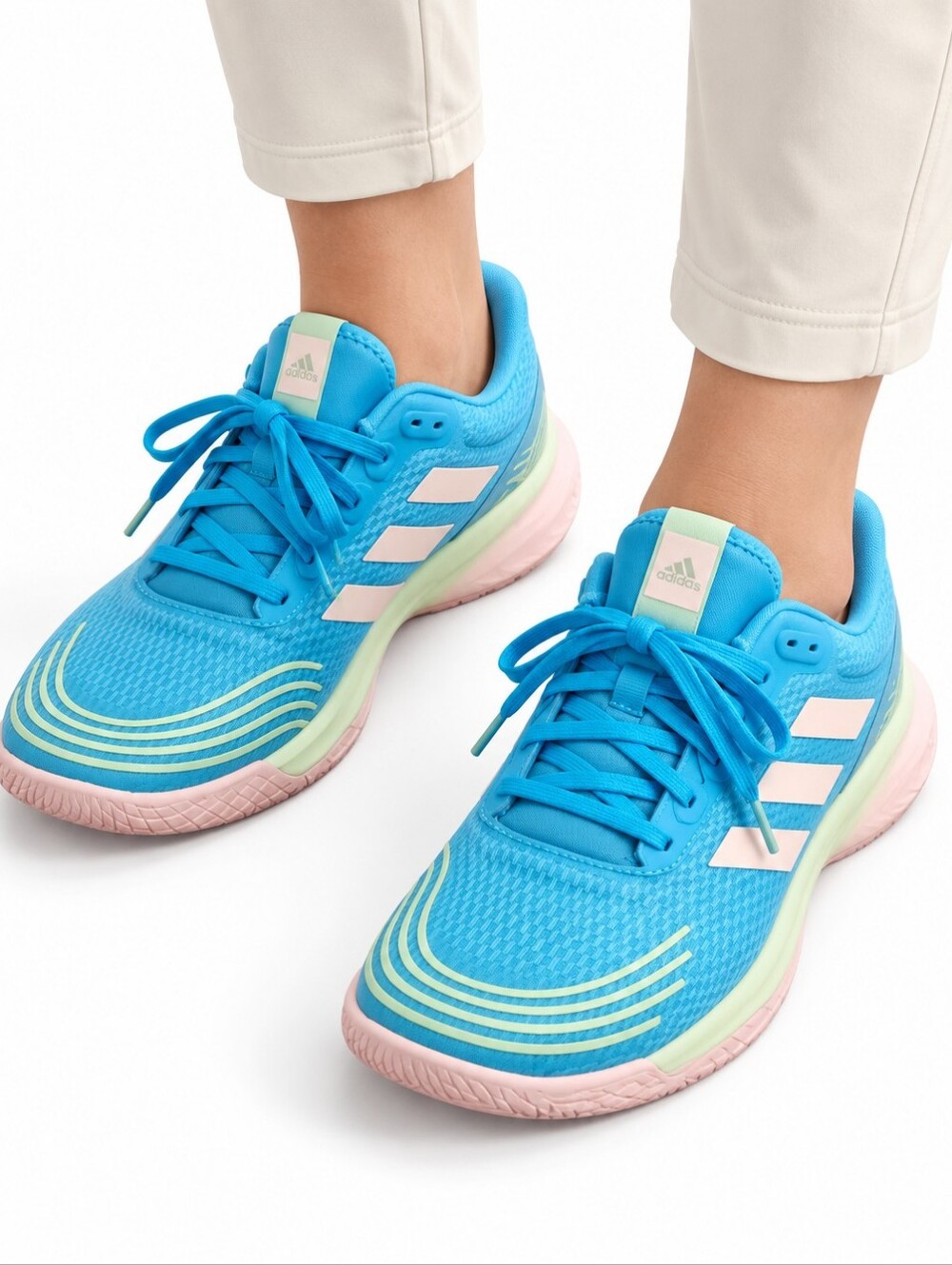 adidas Novaflight Volleyball Shoes Women's, Blue, Size 6